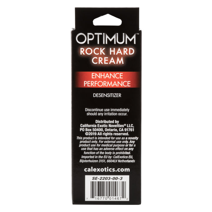 Optimum Series Rock Hard Delay Cream CALIFORNIA EXOTIC