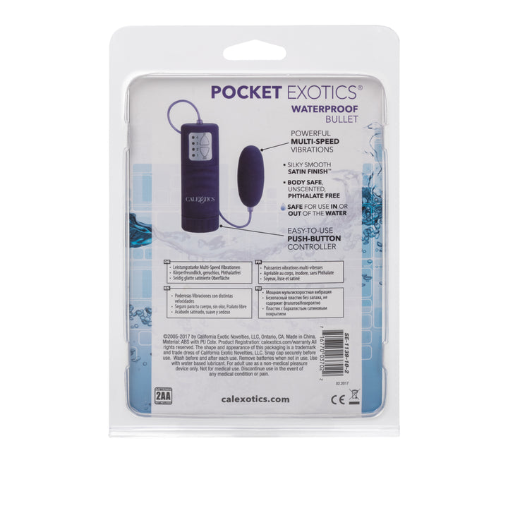 Pocket Exotics® Waterproof Bullet CALIFORNIA EXOTIC