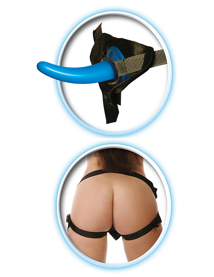 Fetish Fantasy Series Beginners Strap On For Him - Blue - 4.5" PIPEDREAM PRODUCTS, INC