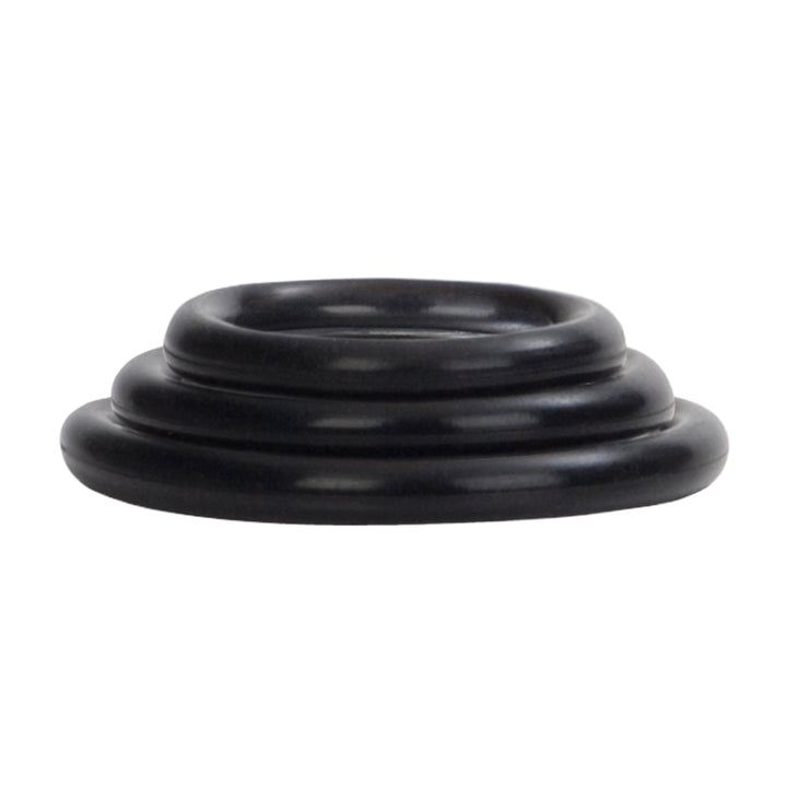 SILICONE SUPPORT RINGS - BLACK