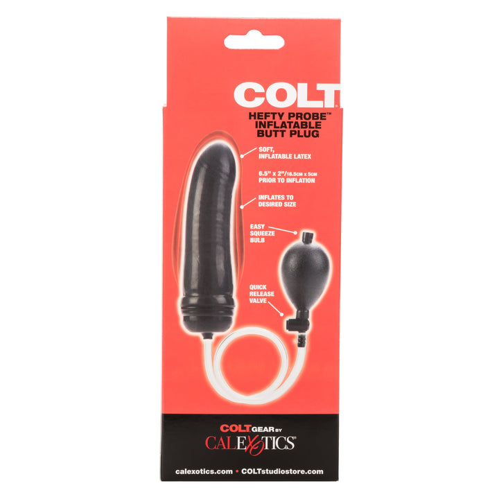 HEFTY PROBE BUTT PLUG - BLACK