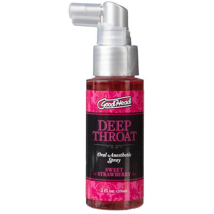 DEEP THROAT SPRAY 2OZ - STRAWBERRY