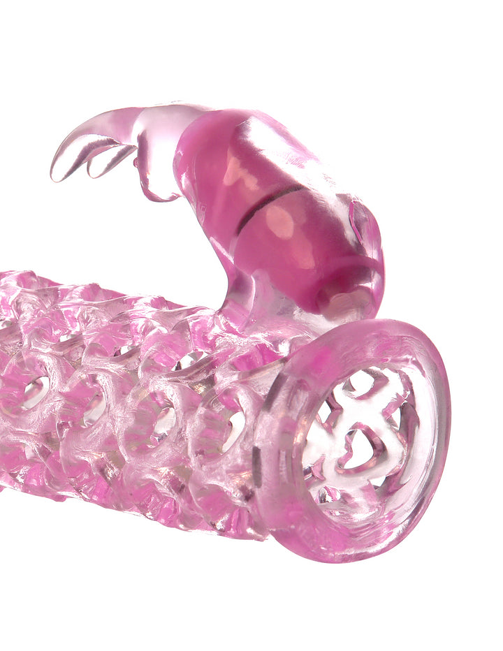 VIBRATING COUPLES CAGE - PINK