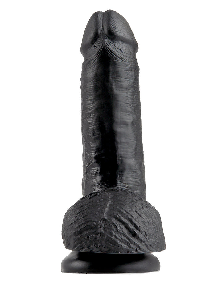 7" COCK W/ BALLS - BLACK