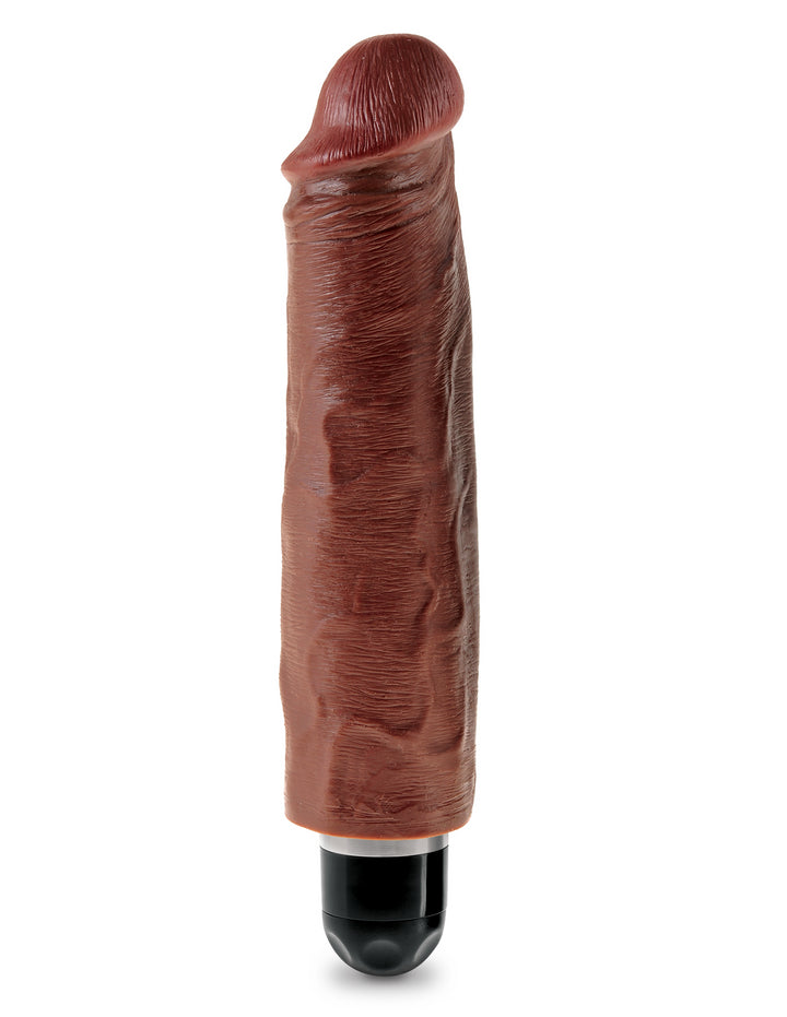 VIBRATING STIFFY - BROWN - 7"