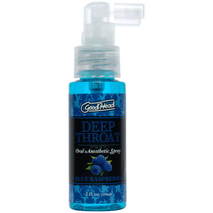 DEEP THROAT SPRAY 2OZ - BLUE RASPBERRY