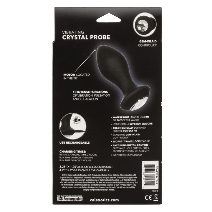 VIBRATING CRYSTAL PROBE - BLACK