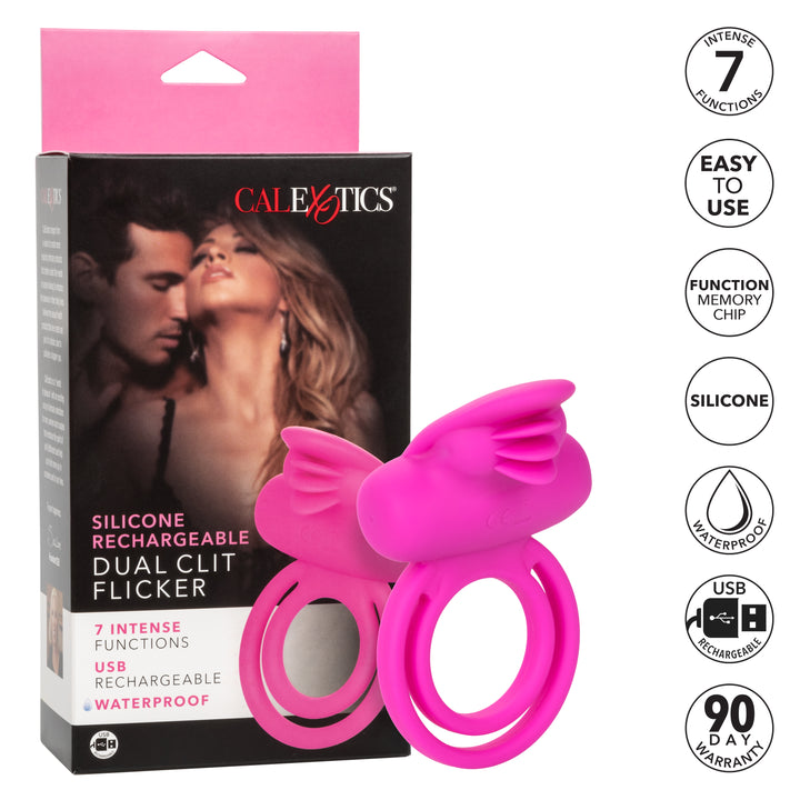 DUAL CLIT FLICKER RECHARGEABLE