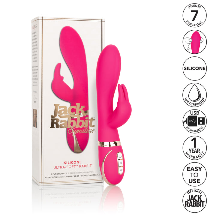 Jack Rabbit® Signature Silicone Ultra-Soft™ Rabbit CALIFORNIA EXOTIC