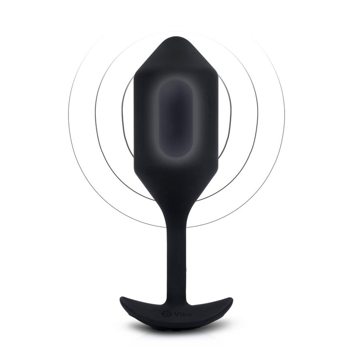 VIBRATING SNUG PLUG XL - BLACK