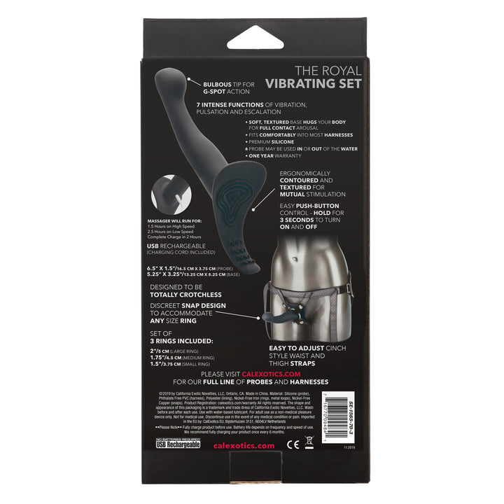 Her Royal Harness™ The Royal Vibrating Set CALIFORNIA EXOTIC