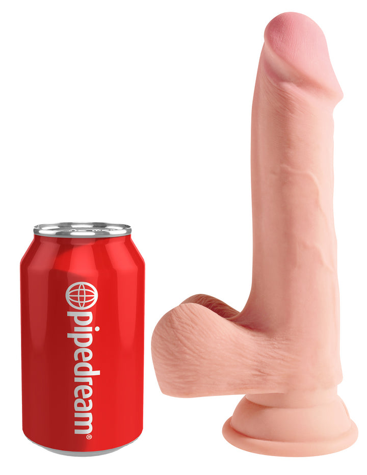 TRIPLE DENSITY 7.5" COCK W/BALLS - LIGHT