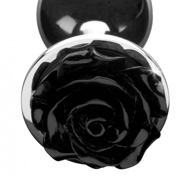 BLACK ROSE ANAL PLUG - SMALL