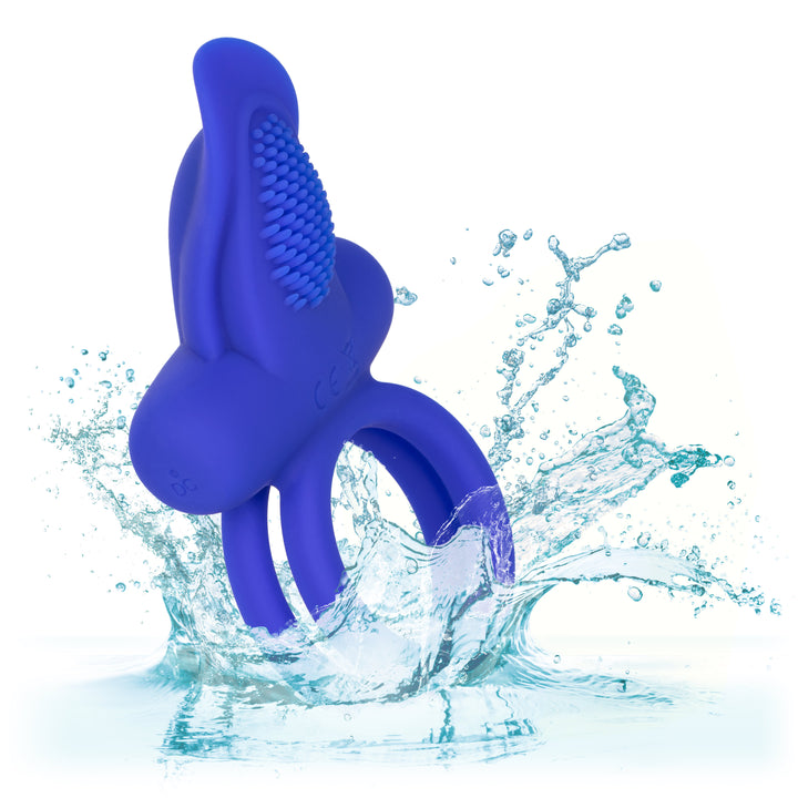 SILICONE RECHARGEABLE DUAL PLEASER ENHANCER