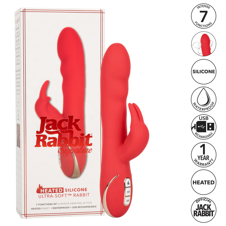 HEATED SILICONE ULTRA-SOFT RABBIT