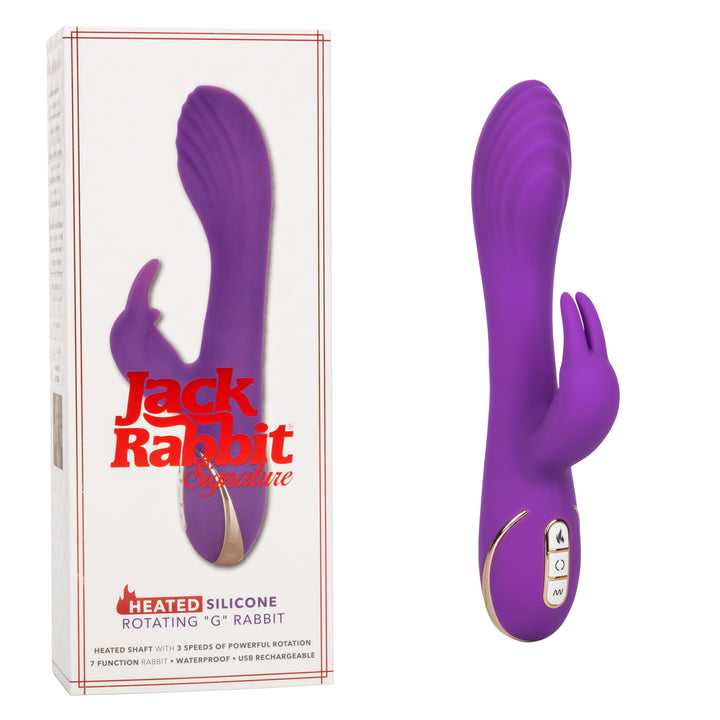 HEATED SILICONE ROTATING "G" RABBIT