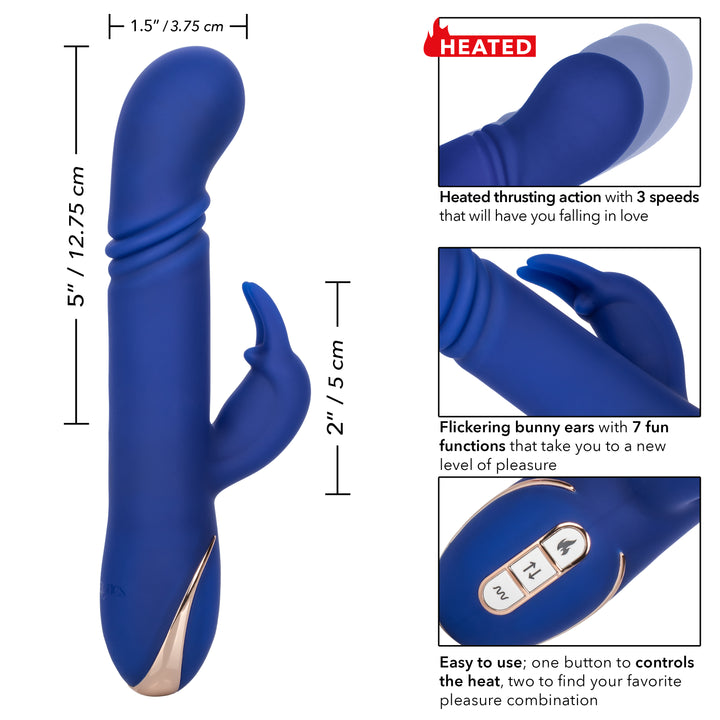 Jack Rabbit® Signature Heated Silicone Thrusting G Rabbit CALIFORNIA EXOTIC