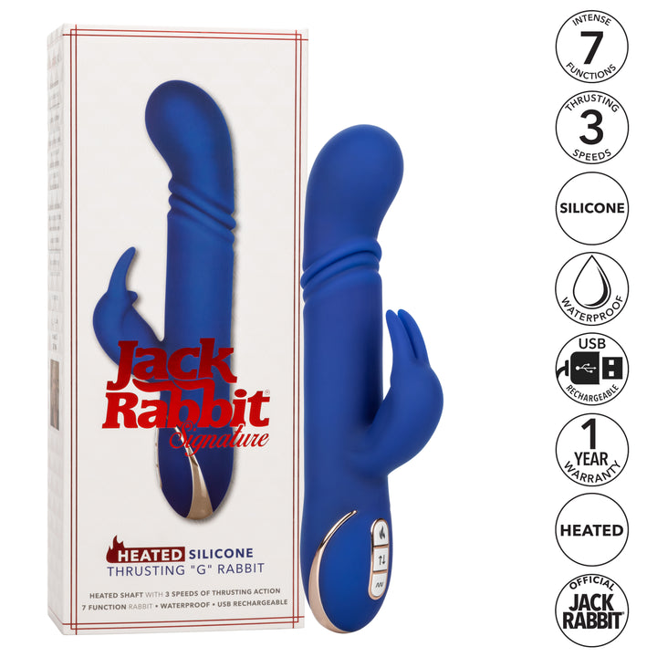 Jack Rabbit® Signature Heated Silicone Thrusting G Rabbit CALIFORNIA EXOTIC