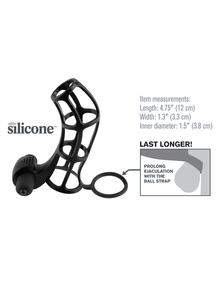 DELUXE SILICONEPOWER CAGE - BLACK