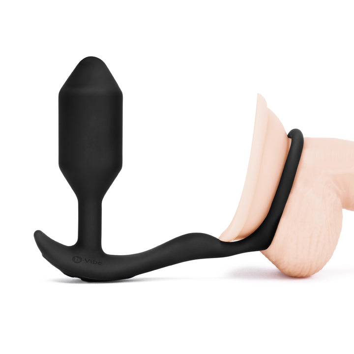 VIBRATING SNUG & TUG MEDIUM - BLACK