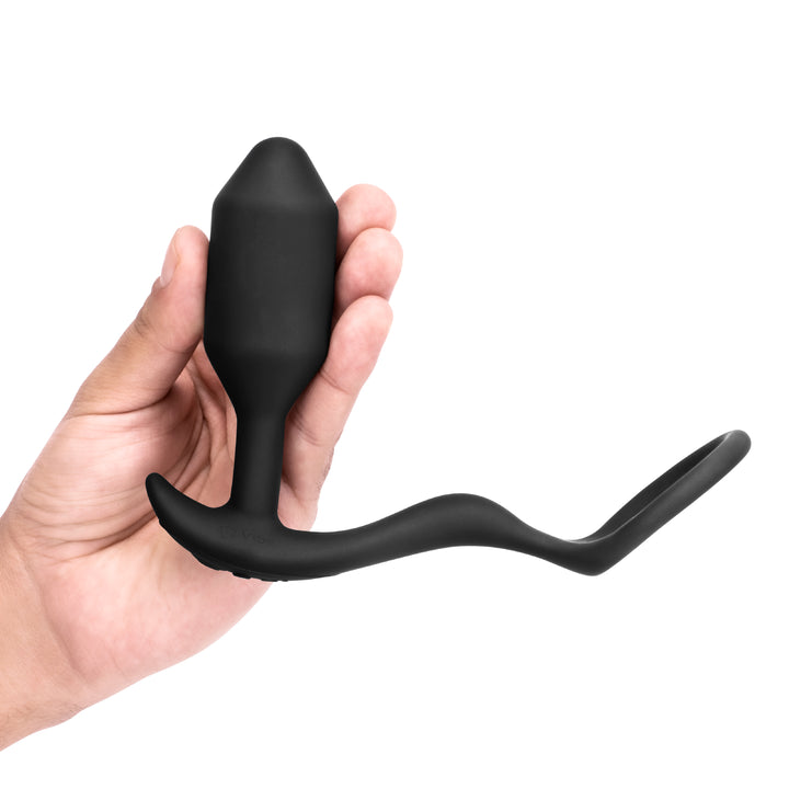 VIBRATING SNUG & TUG MEDIUM - BLACK