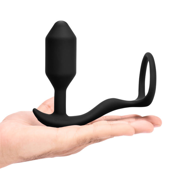 VIBRATING SNUG & TUG MEDIUM - BLACK