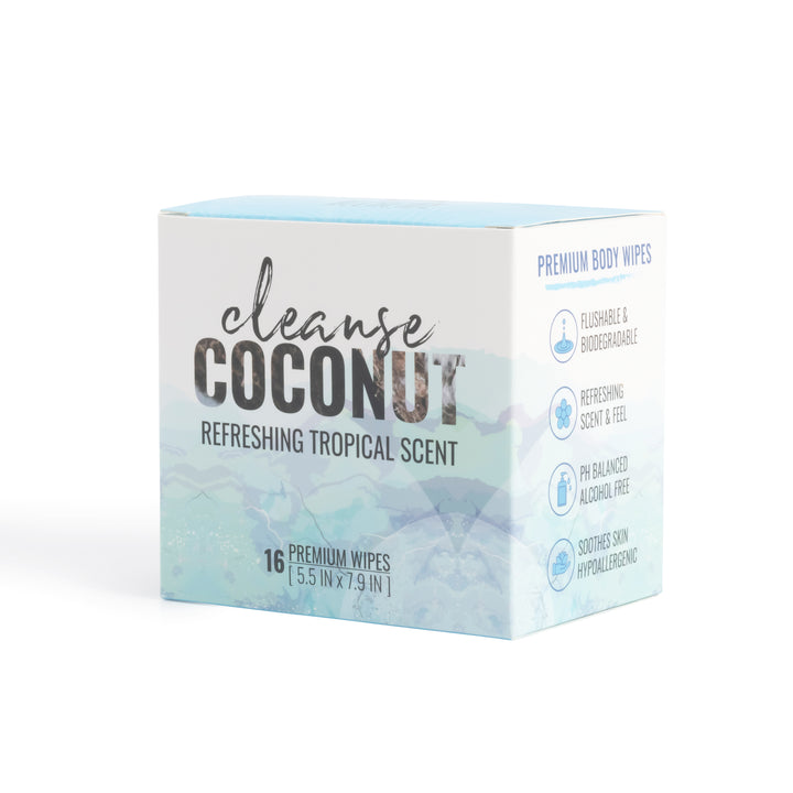 COCONUT - CLEANSE WIPE 16CT