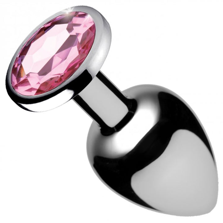 PINK GEM ANAL PLUG - SMALL