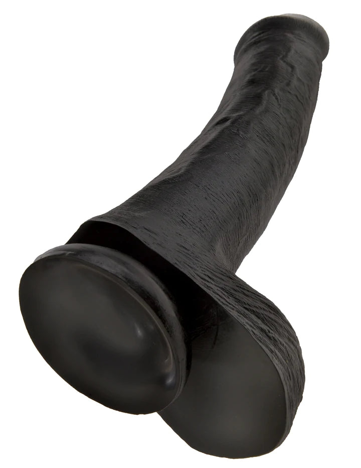 13" COCK W/ BALLS - BLACK