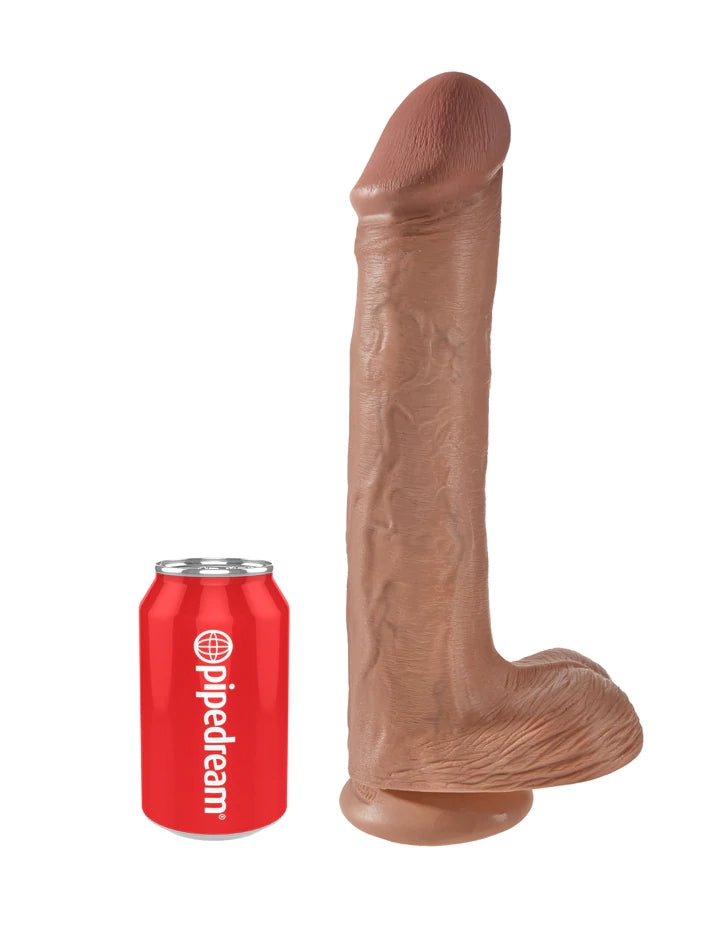 13" COCK W/ BALLS - TAN