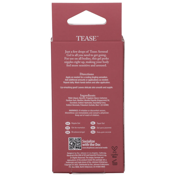 TEASE NIPPLE AROUSAL GEL - MINT