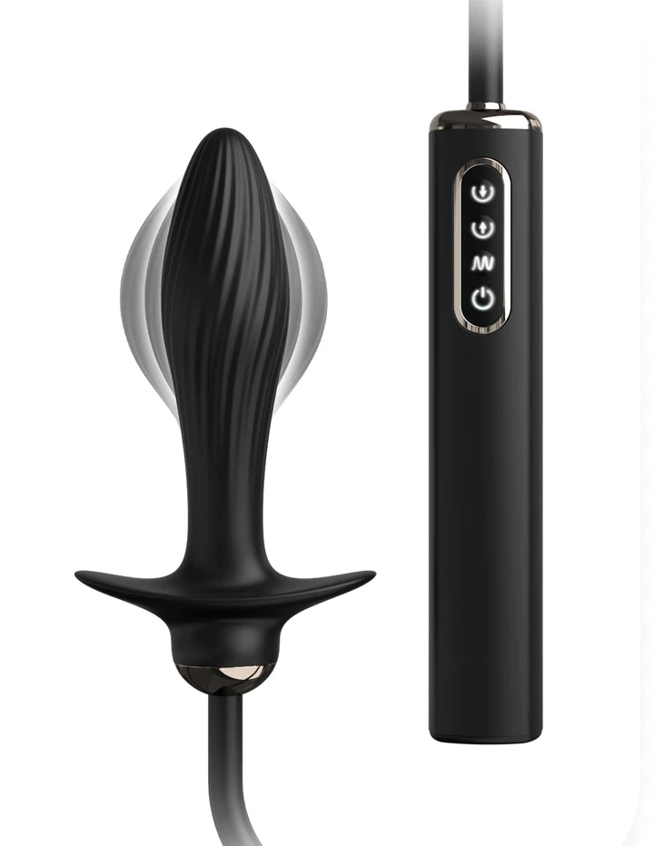 AUTO-THROB INFLATABLE VIBRATING PLUG