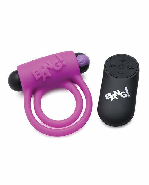 COCK RING W/ R/C - PURPLE