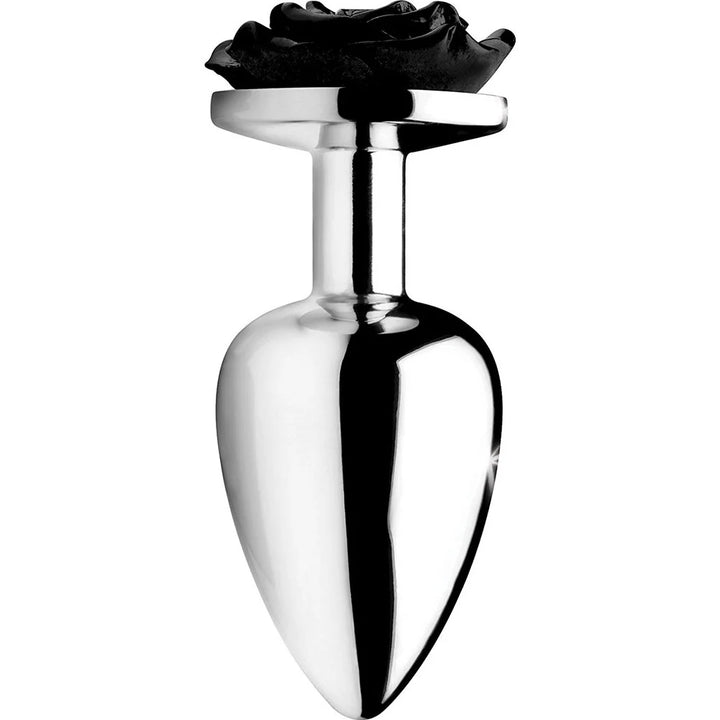 BLACK ROSE ANAL PLUG - LARGE