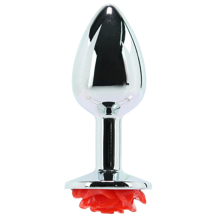 RED ROSE ANAL PLUG - SMALL