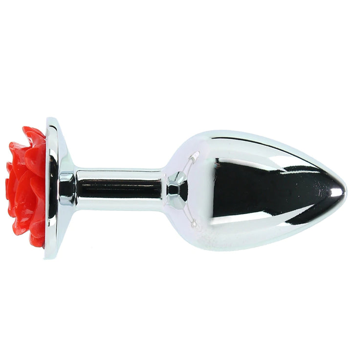 RED ROSE ANAL PLUG - SMALL