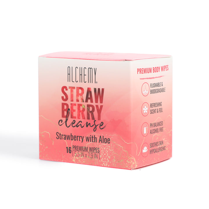 STRAWBERRY - CLEANSE WIPE 16CT