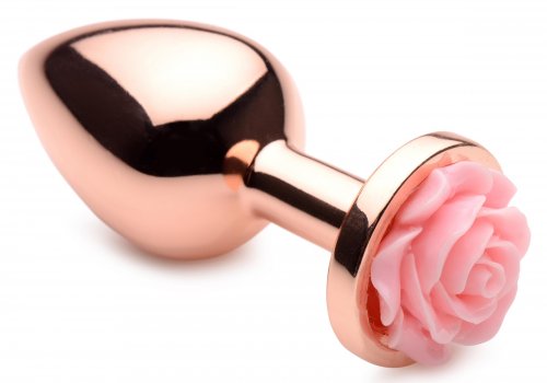 PINK ROSE GOLD ANAL PLUG - MEDIUM