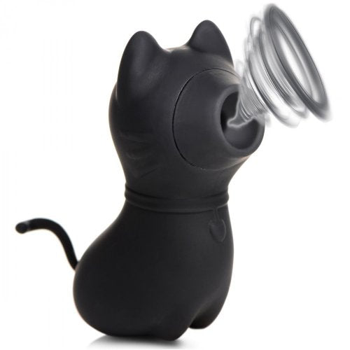 SUCKY KITTY 7X CLITORAL STIMULATOR - BLACK