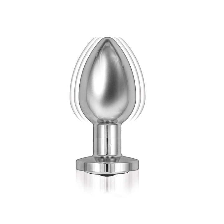 Ass - Sation Remote Vibrating Metal Anal Plug - ANAL PLAY - Brazzers Toys
