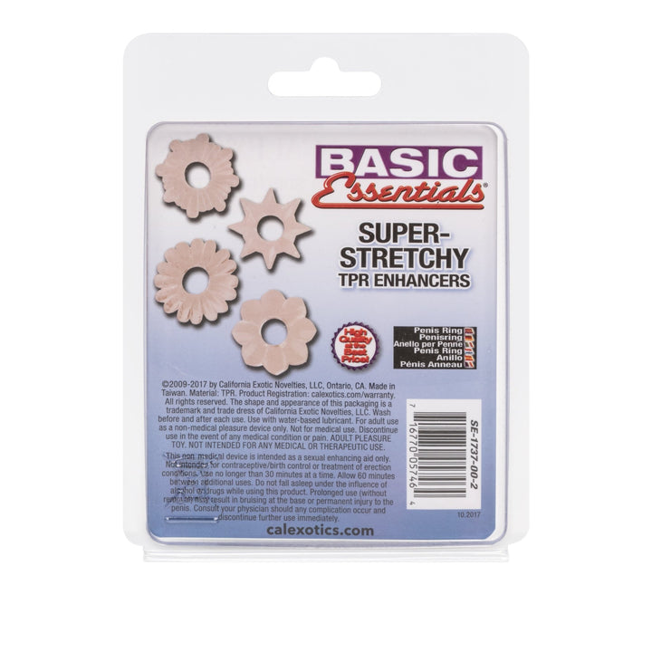 Basic Essentials Super Stretchy Enhancer Rings - FOR HIM - Brazzers Toys