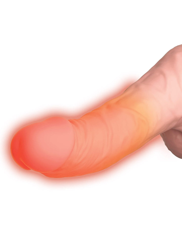 King Cock Plus 6.5" Thrusting Cock W/ Balls - DILDOS - Brazzers Toys