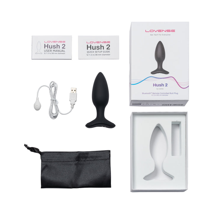 Lovense Hush Bluetooth Anal Plug - ANAL PLAY - Brazzers Toys