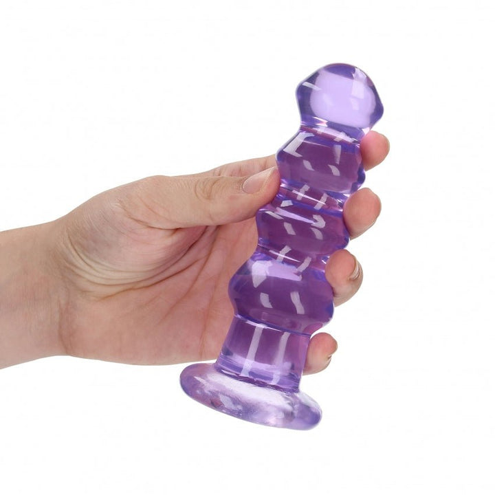 Real Rock Curvy Crystal Clear Dildo - DILDOS - Brazzers Toys
