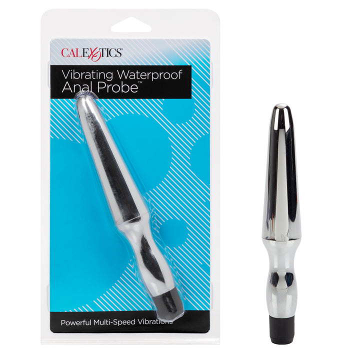 WATERPROOF ANAL PROBE - SILVER