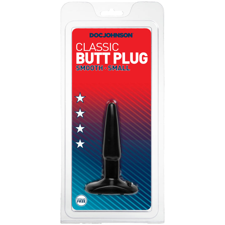 BUTT PLUG - BLACK - SMALL