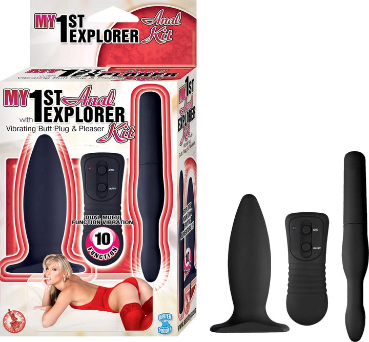 ANAL EXPLORER KIT - BLACK