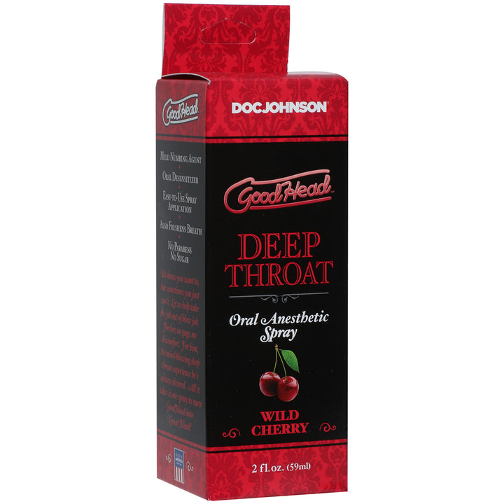 DEEP THROAT SPRAY 2OZ - CHERRY