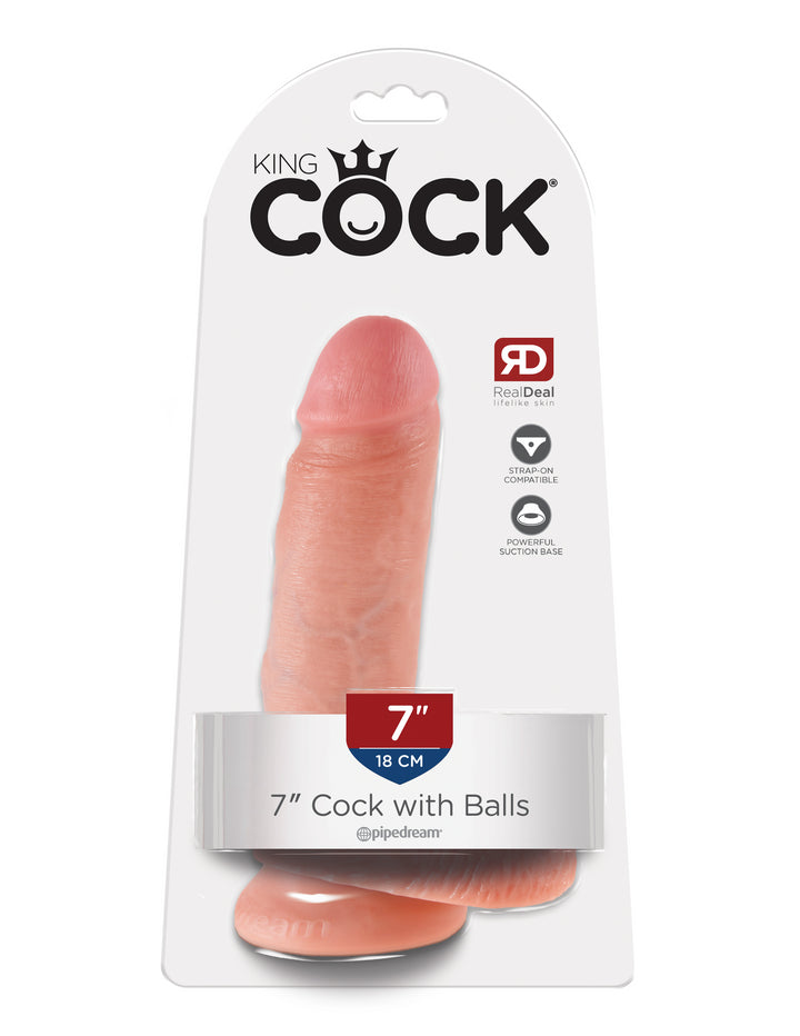 7" COCK W/ BALLS - LIGHT