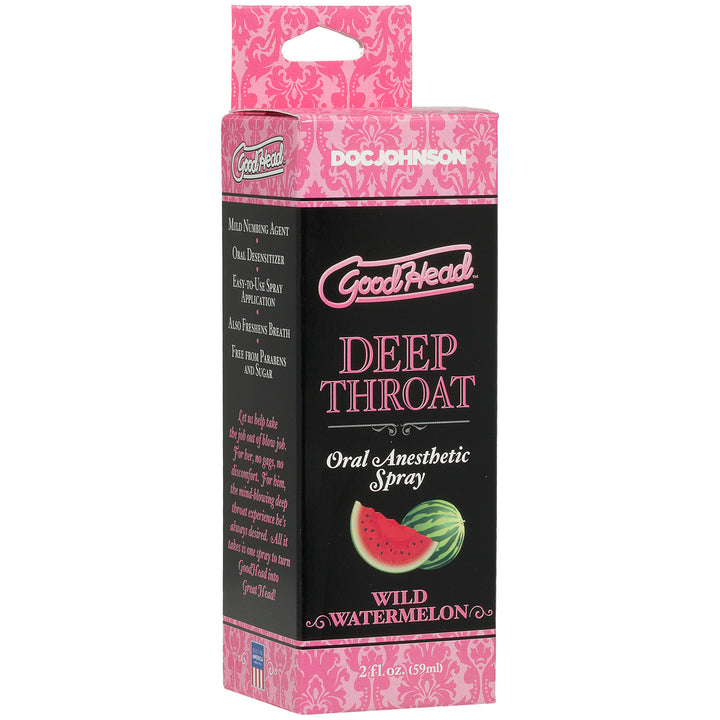 DEEP THROAT SPRAY 2OZ - WILD WATERMELON